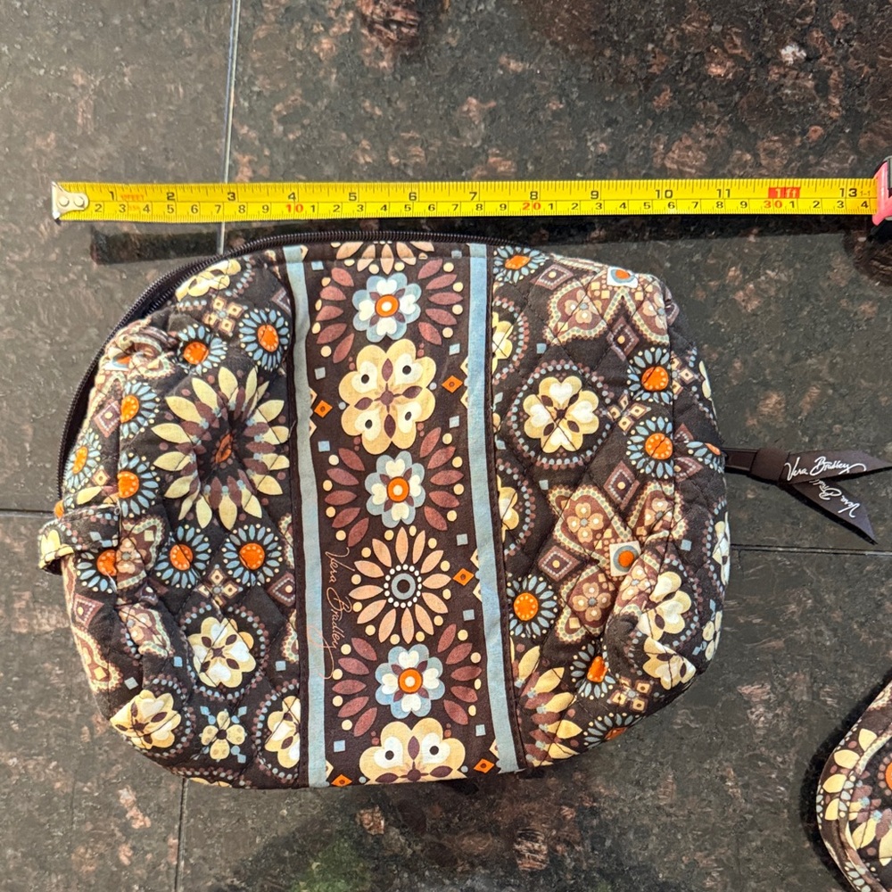 Vera Bradley Brown Canyon Patterned Travel Set - Picture 3 of 7